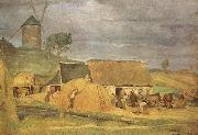 Rupert Bunny Heymaking finistere oil painting